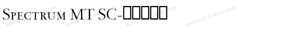 Spectrum MT SC字体转换